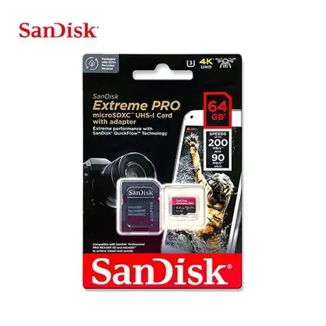 SanDisk Extreme PRO microSDXC UHS-I 64 Go